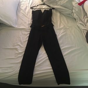 Miss Selfridge Dresses - Black strapless jumpsuit Miss Selfridge Dresses - Black strapless jumpsuit